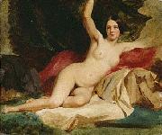 William Etty Female Nude In a Landscape Germany oil painting artist